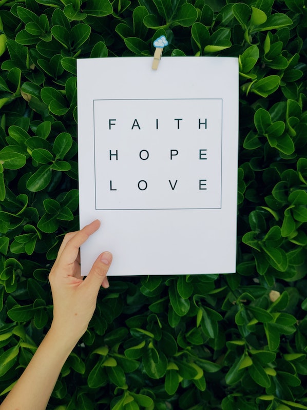 faith, hope,lovePhoto by chris liu on Unsplash